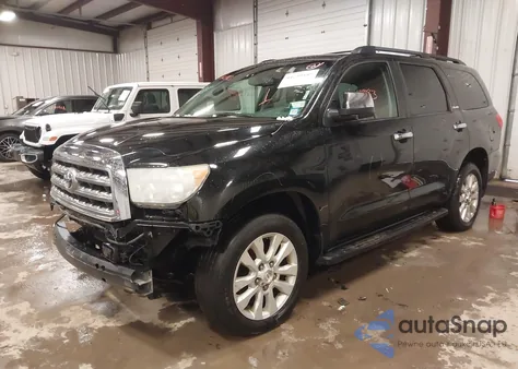 2014 Toyota Sequoia Platinum 5.7L V8 z USA, uszkodzony, nr VIN 5TDDY5G16ES101697